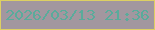 文字の大きさ：2、枠の色：ddd063、背景の色：a2979f、文字の色：5aab9b 無料ブログパーツのブログ時計