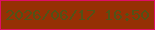 文字の大きさ：3、枠の色：de0e66、背景の色：953004、文字の色：515317 無料ブログパーツのブログ時計