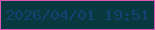 文字の大きさ：1、枠の色：de58b7、背景の色：07393e、文字の色：154172 無料ブログパーツのブログ時計