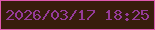 文字の大きさ：2、枠の色：de59af、背景の色：371d0d、文字の色：953b99 無料ブログパーツのブログ時計