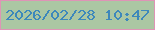 文字の大きさ：5、枠の色：de94b6、背景の色：abc7a3、文字の色：3d88bb 無料ブログパーツのブログ時計