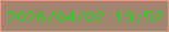 文字の大きさ：2、枠の色：de9c89、背景の色：a2856e、文字の色：30c826 無料ブログパーツのブログ時計