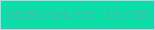 文字の大きさ：2、枠の色：debfea、背景の色：0cdea8、文字の色：40bdae 無料ブログパーツのブログ時計