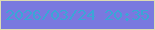文字の大きさ：2、枠の色：dedcb2、背景の色：7979df、文字の色：3aa6d6 無料ブログパーツのブログ時計
