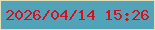 文字の大きさ：1、枠の色：dee1bb、背景の色：52a3b8、文字の色：d11220 無料ブログパーツのブログ時計
