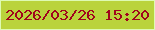 文字の大きさ：4、枠の色：defab3、背景の色：bad33c、文字の色：a0051d 無料ブログパーツのブログ時計