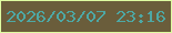 文字の大きさ：4、枠の色：defea1、背景の色：6a5d3b、文字の色：4da8a5 無料ブログパーツのブログ時計