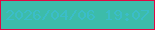 文字の大きさ：5、枠の色：df0942、背景の色：3cbcaa、文字の色：3bbdc9 無料ブログパーツのブログ時計