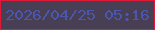 文字の大きさ：4、枠の色：df1938、背景の色：493f54、文字の色：4b56ad 無料ブログパーツのブログ時計