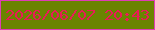 文字の大きさ：5、枠の色：df3db5、背景の色：6b8400、文字の色：e91b57 無料ブログパーツのブログ時計