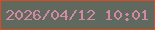 文字の大きさ：3、枠の色：df4920、背景の色：5f695e、文字の色：d289a1 無料ブログパーツのブログ時計
