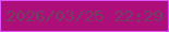文字の大きさ：1、枠の色：df54fb、背景の色：ad0e7a、文字の色：6c4461 無料ブログパーツのブログ時計