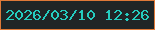 文字の大きさ：2、枠の色：df7938、背景の色：202526、文字の色：25cdc0 無料ブログパーツのブログ時計