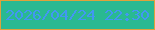 文字の大きさ：1、枠の色：dfa23b、背景の色：29b992、文字の色：4297f2 無料ブログパーツのブログ時計