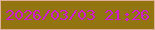 文字の大きさ：3、枠の色：dfaf9a、背景の色：927410、文字の色：d019d1 無料ブログパーツのブログ時計