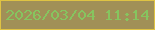 文字の大きさ：1、枠の色：dfc343、背景の色：a19057、文字の色：86c55f 無料ブログパーツのブログ時計