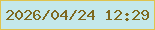 文字の大きさ：3、枠の色：dfc34d、背景の色：c4e8ea、文字の色：7e691f 無料ブログパーツのブログ時計