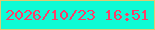 文字の大きさ：4、枠の色：dfca71、背景の色：0ffbd5、文字の色：fe3c68 無料ブログパーツのブログ時計