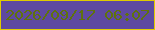 文字の大きさ：3、枠の色：dfcc00、背景の色：5e49a1、文字の色：5f720d 無料ブログパーツのブログ時計