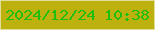 文字の大きさ：1、枠の色：dfdd99、背景の色：bdb10f、文字の色：20be0e 無料ブログパーツのブログ時計