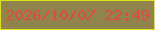 文字の大きさ：3、枠の色：dfe419、背景の色：90834b、文字の色：e04b3f 無料ブログパーツのブログ時計