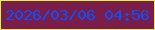 文字の大きさ：3、枠の色：dff151、背景の色：7a1d4a、文字の色：0d4ffb 無料ブログパーツのブログ時計