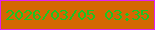 文字の大きさ：5、枠の色：e021f2、背景の色：d46702、文字の色：19c523 無料ブログパーツのブログ時計