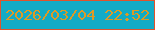 文字の大きさ：5、枠の色：e0532c、背景の色：13abc6、文字の色：de9a26 無料ブログパーツのブログ時計