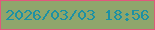 文字の大きさ：3、枠の色：e0597d、背景の色：8fa66c、文字の色：1d91a4 無料ブログパーツのブログ時計