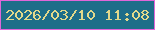文字の大きさ：3、枠の色：e066d9、背景の色：1e6e89、文字の色：e3d98b 無料ブログパーツのブログ時計