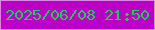 文字の大きさ：1、枠の色：e085e5、背景の色：bb00c6、文字の色：1fcc5a 無料ブログパーツのブログ時計