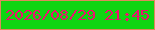 文字の大きさ：3、枠の色：e0885b、背景の色：10d512、文字の色：ee1170 無料ブログパーツのブログ時計
