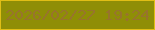 文字の大きさ：3、枠の色：e0be16、背景の色：8f8e06、文字の色：98742c 無料ブログパーツのブログ時計