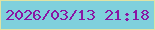 文字の大きさ：4、枠の色：e0e3a4、背景の色：7fd0dc、文字の色：8916a4 無料ブログパーツのブログ時計