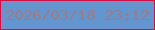文字の大きさ：1、枠の色：e1083c、背景の色：6296d0、文字の色：a27a7d 無料ブログパーツのブログ時計