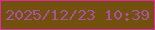 文字の大きさ：1、枠の色：e129a3、背景の色：72500e、文字の色：aa539c 無料ブログパーツのブログ時計