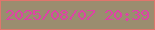 文字の大きさ：4、枠の色：e1756c、背景の色：9b8d6f、文字の色：de42a6 無料ブログパーツのブログ時計