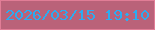 文字の大きさ：2、枠の色：e17d96、背景の色：ba6279、文字の色：2bacf1 無料ブログパーツのブログ時計