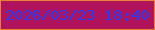 文字の大きさ：4、枠の色：e18433、背景の色：b1125c、文字の色：213cf2 無料ブログパーツのブログ時計