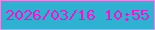 文字の大きさ：5、枠の色：e18cea、背景の色：2fb2d1、文字の色：ee15cb 無料ブログパーツのブログ時計
