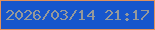 文字の大きさ：2、枠の色：e1915d、背景の色：1756cc、文字の色：95999b 無料ブログパーツのブログ時計