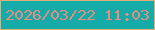 文字の大きさ：5、枠の色：e1ae7a、背景の色：15aba8、文字の色：e58d7f 無料ブログパーツのブログ時計
