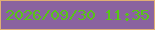 文字の大きさ：3、枠の色：e1af74、背景の色：8a639f、文字の色：58c517 無料ブログパーツのブログ時計