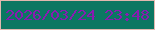 文字の大きさ：5、枠の色：e1b8af、背景の色：0b7762、文字の色：891bb1 無料ブログパーツのブログ時計