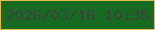 文字の大きさ：3、枠の色：e1b94f、背景の色：176b20、文字の色：3d4240 無料ブログパーツのブログ時計