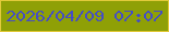 文字の大きさ：4、枠の色：e1ca3a、背景の色：8fa006、文字の色：454ec3 無料ブログパーツのブログ時計