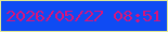 文字の大きさ：1、枠の色：e1e993、背景の色：0f4bf3、文字の色：d8147b 無料ブログパーツのブログ時計