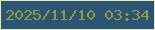 文字の大きさ：5、枠の色：e1eea4、背景の色：2c5476、文字の色：929d39 無料ブログパーツのブログ時計