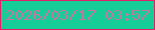 文字の大きさ：3、枠の色：e22065、背景の色：16cd97、文字の色：c378a4 無料ブログパーツのブログ時計