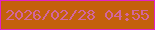 文字の大きさ：3、枠の色：e222c5、背景の色：c4600c、文字の色：d3659e 無料ブログパーツのブログ時計